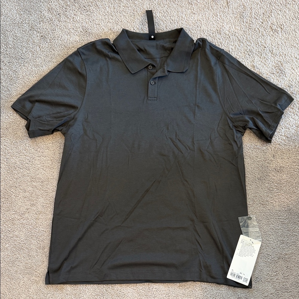 Men's Lululemon Grey Polo Shirt